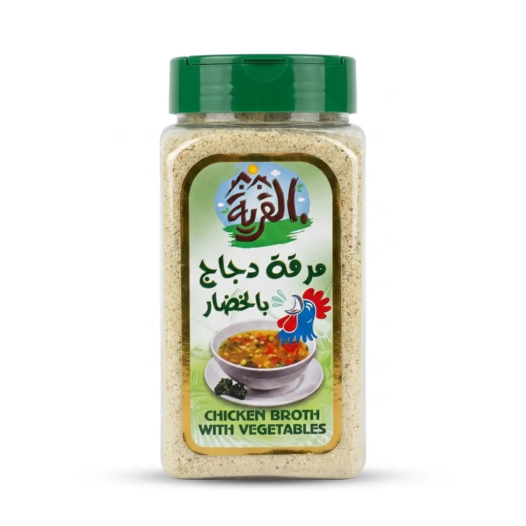 مرقة دجاج بالخضار