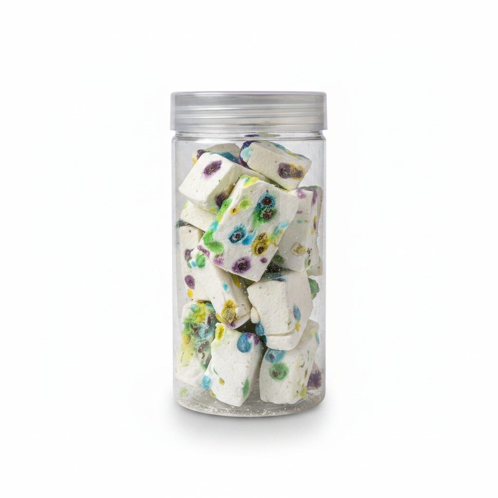 Fruit Nougat White Background