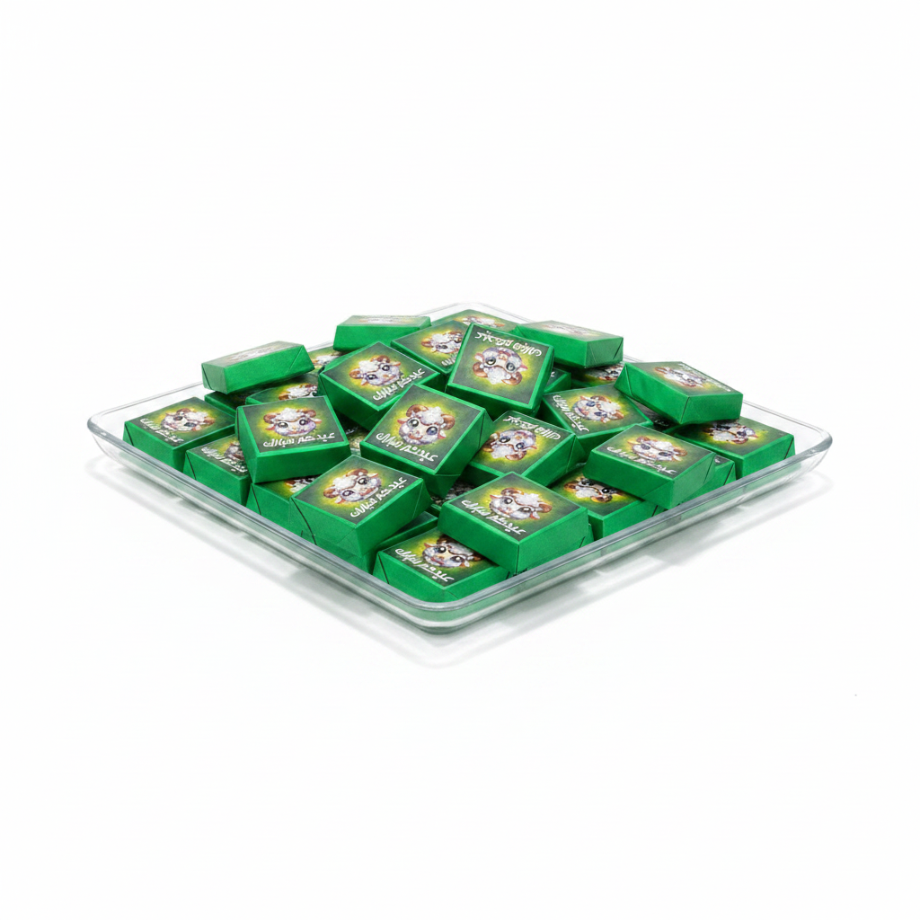 Green Eid Chocolates in Premium Tray