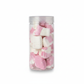 Pink White Marshmallow White Background