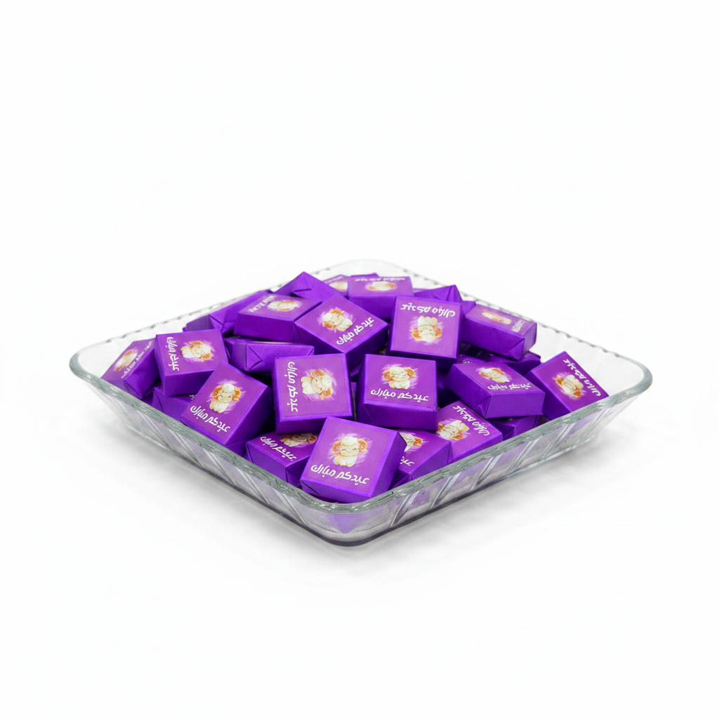 Purple Eid Chocolates in Premium Tray