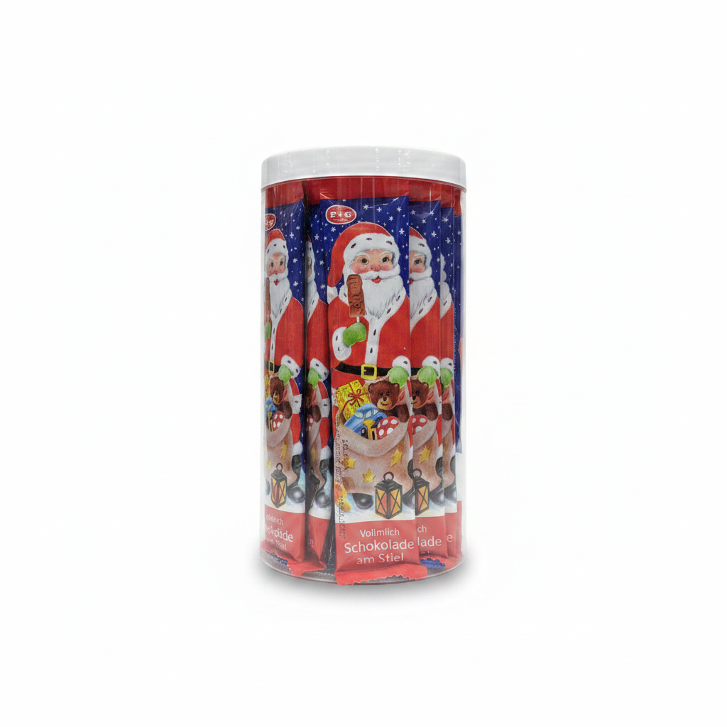 Santa Choco Lollipop Jar