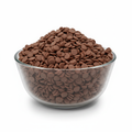 Small Milk Chocolate Callets in Glass Bowl