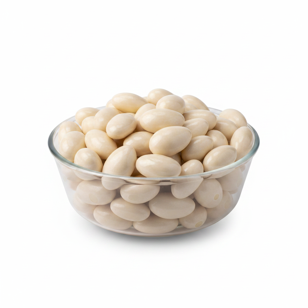 White Cream Almonds